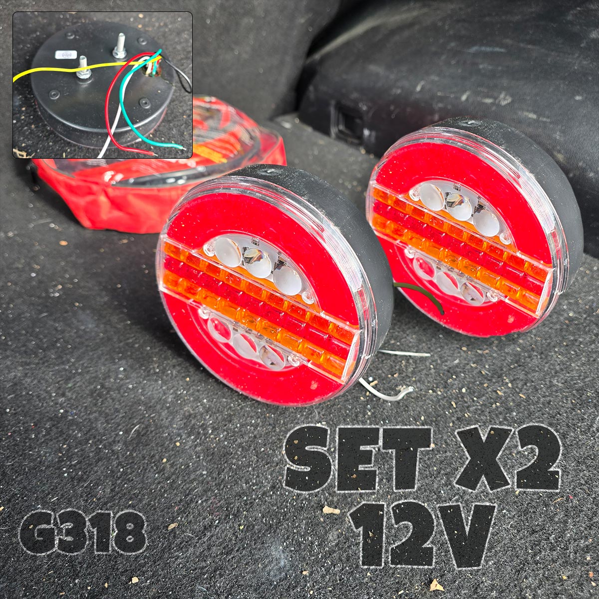 LED svijetlo za automobile - farovi SET 2x G318 Front 1