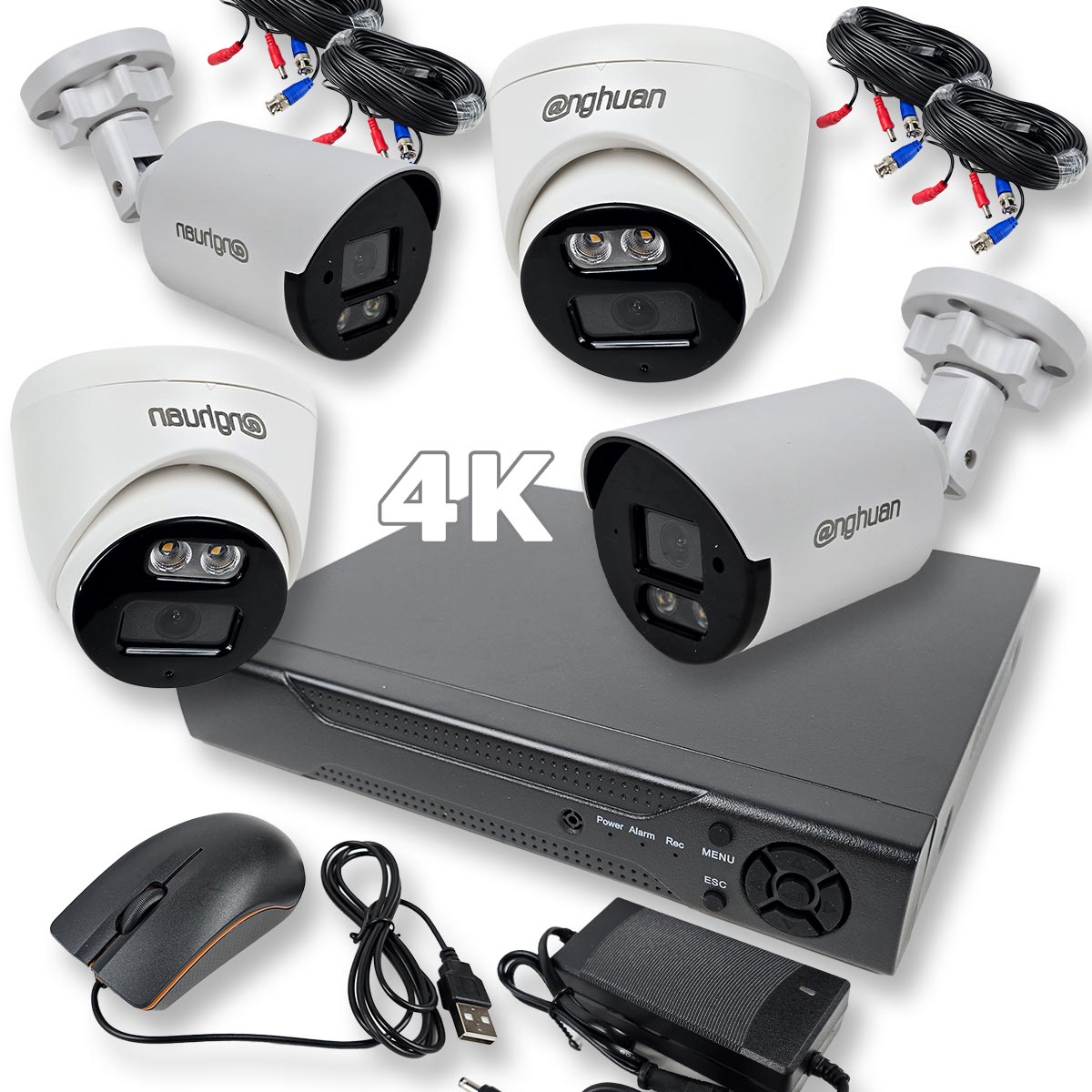 Profesionalni 4u1 žičani videonadzor Front 1