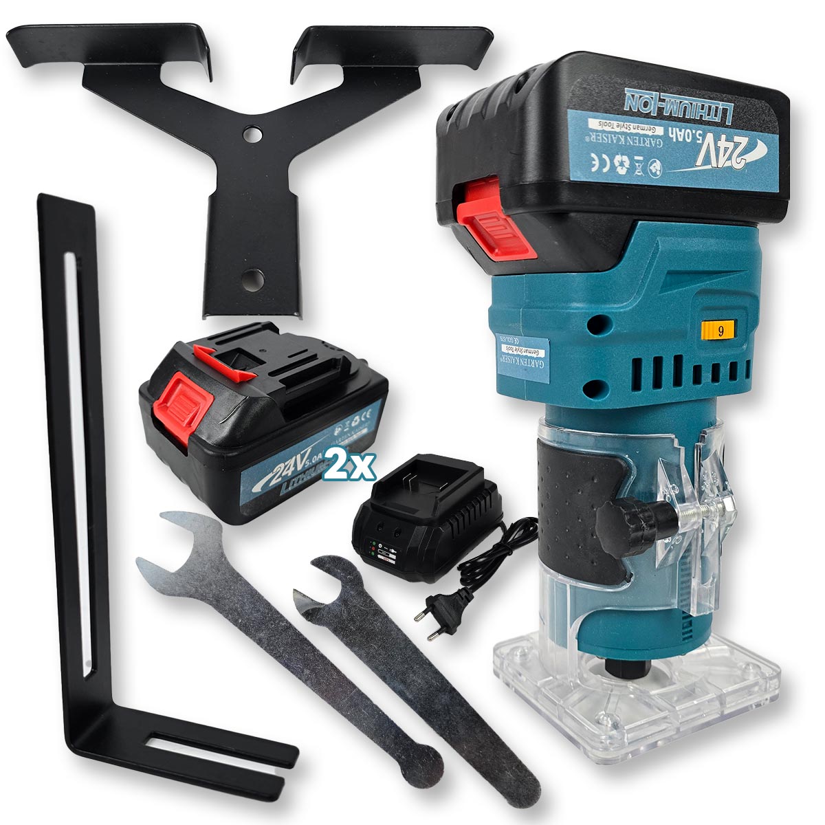 Ručna aku glodalica za drvo G579 Front 1