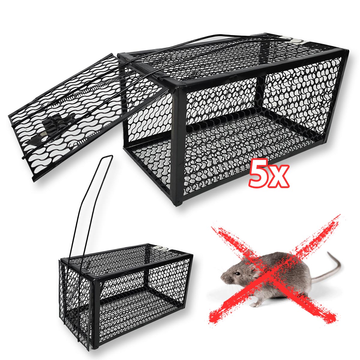 Zamka za glodavce - metalna G577 Front 1