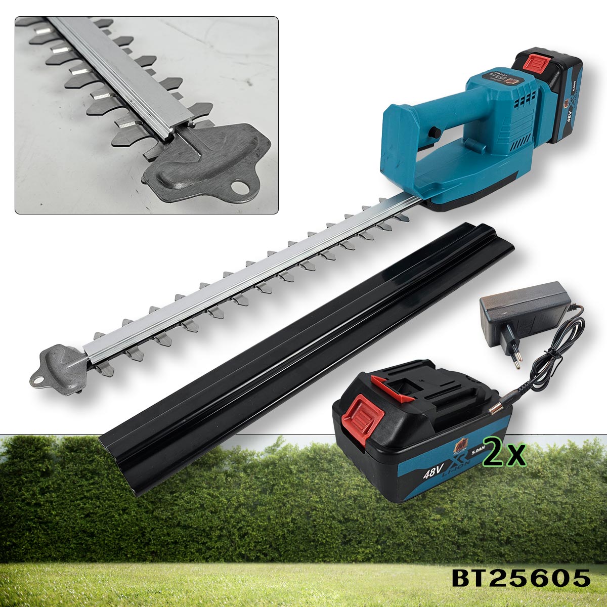 Aku trimer za živicu BT25605 Front 1