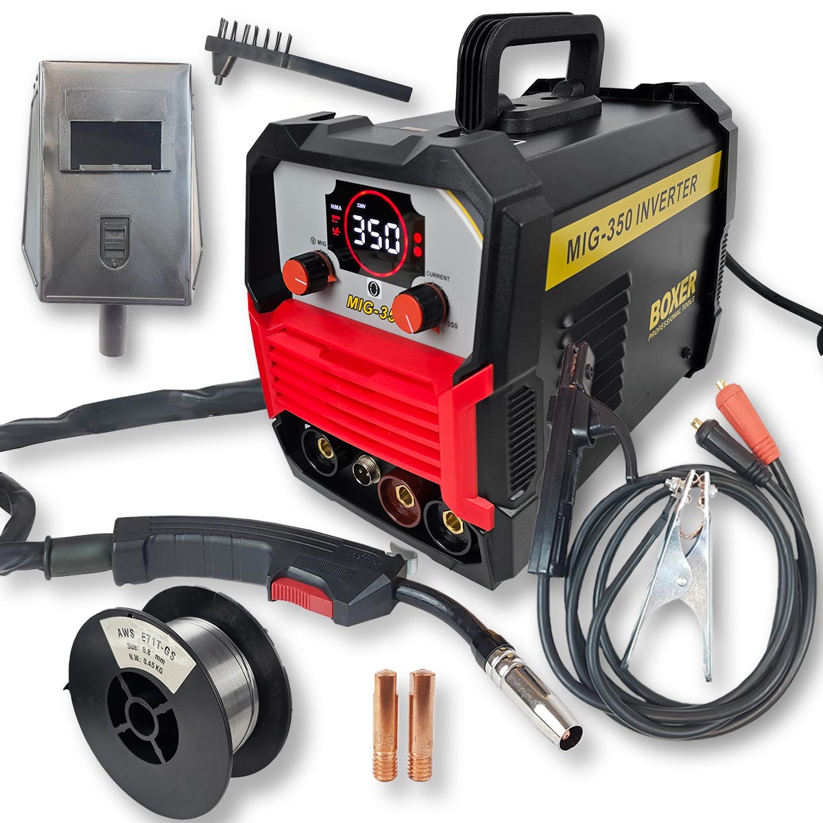 BOXER inverter MIG-MMA sa žicom BX3279 Front 1