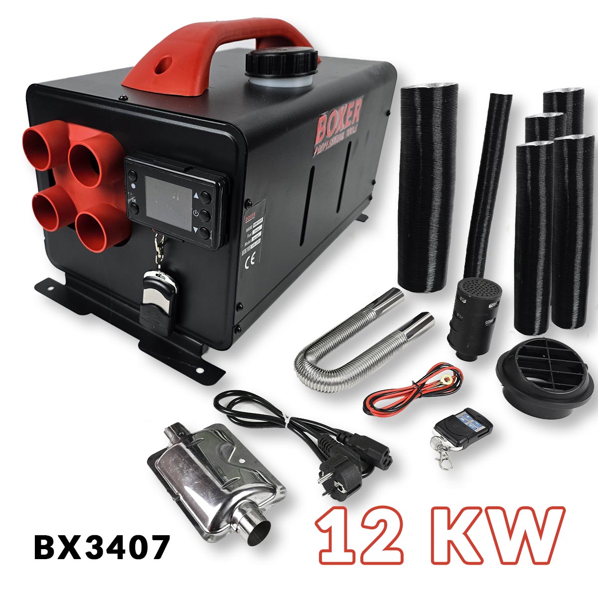 Boxer dizelska grijalica 12KW BX3407 Front 1
