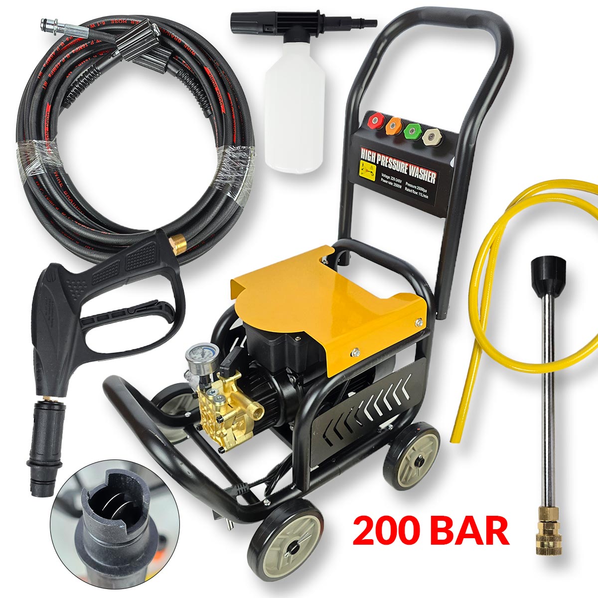 Electra miniwash 200 BAR BX001 Front 1