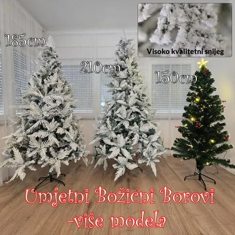Umjetni Božićni Borovi - snijeg