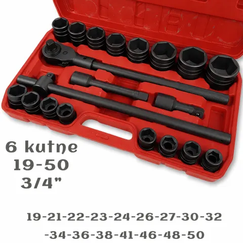 XXL kamionske gedore 20 dijelni set 19-50mm G232 Front 1