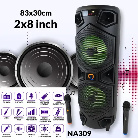 Karaoke Bluetooth zvučnik NA309