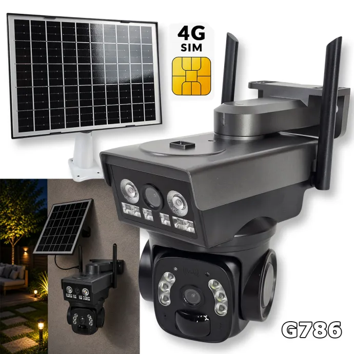 4G solarna 2u1 kamera G786