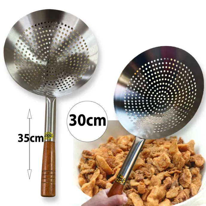 Inox cjedilo za čvarke - 30cm G199