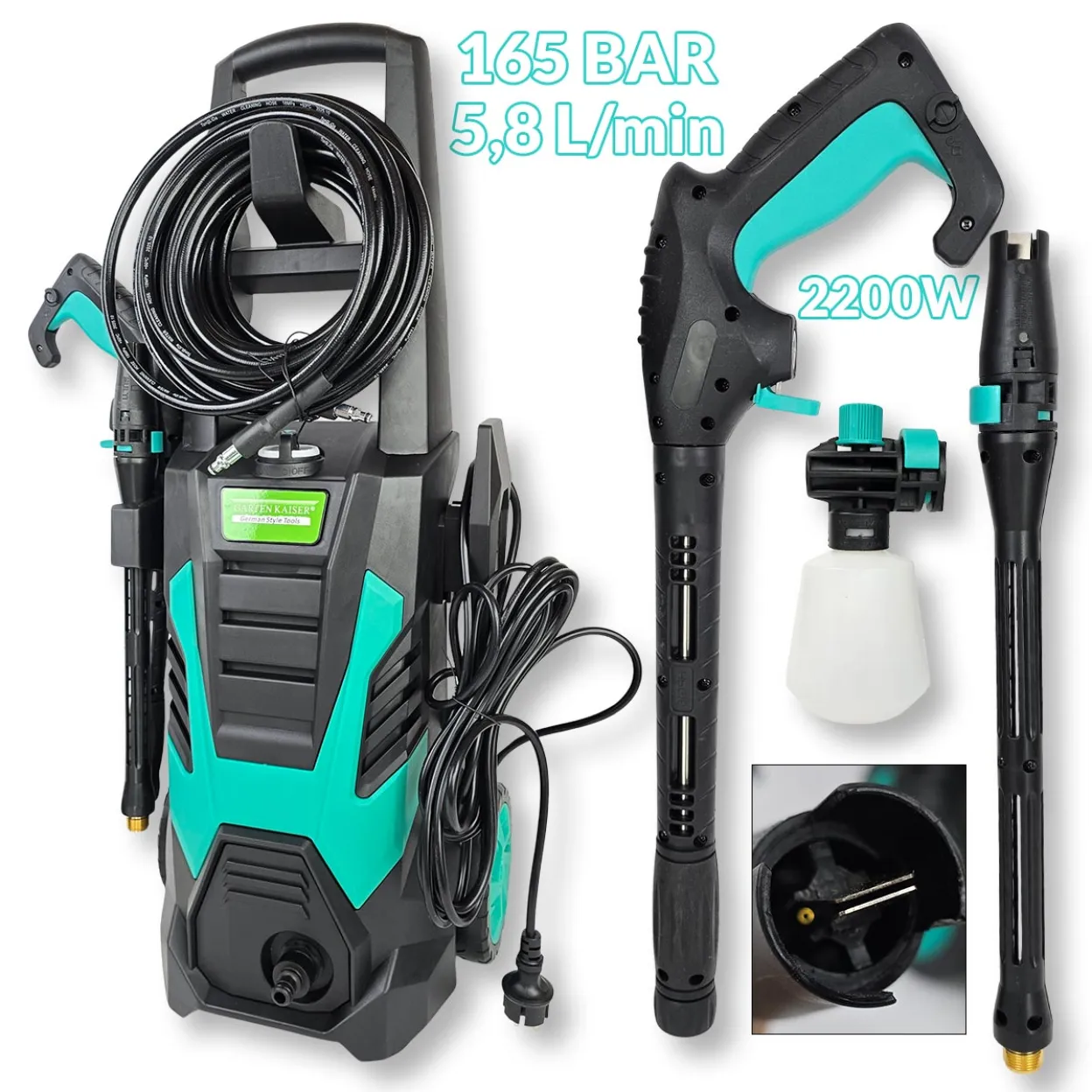Električni miniwash 165 BAR GK043