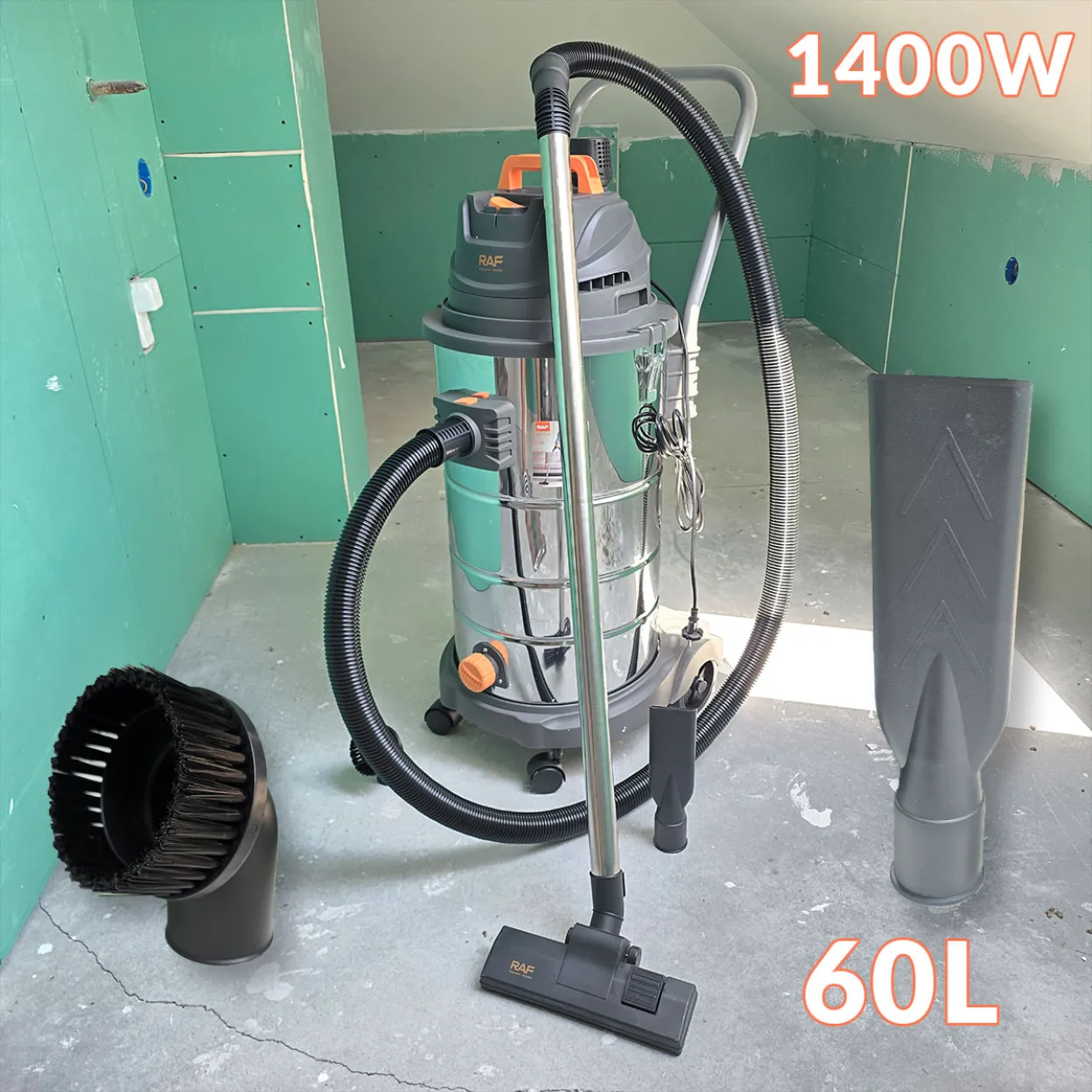 RAF XXL industrijski usisavač 1400W GK052