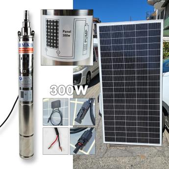 Arteška pumpa sa solarnim panelom 300W G543 Front 1