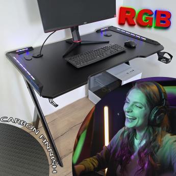 Gaming stol sa LED rasvjetom G580 Front 1