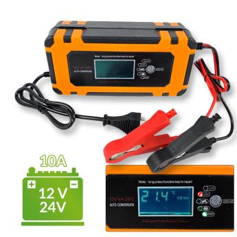 Punjač i regenerator za akumulator 12V 24V 10A G567 Front 1