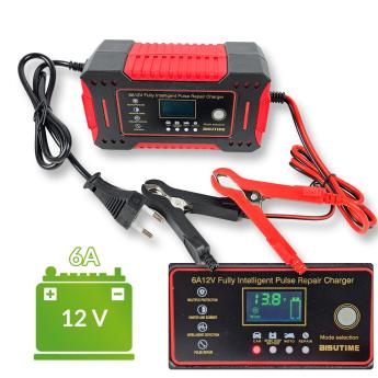 Punjač i regenerator za akumulator 6A 12V G572 Front 1