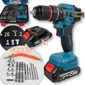 Aku bušilica 24V sa čekić funkcijom - Electra Plus EL005 Front 1