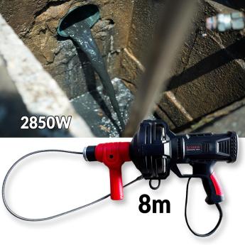 Električna čelična žica za odčepljivanje odvoda 8m Front 1