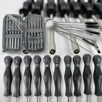 Set specijalnih odvijača i četkica za čišćenje karburatora – 21 kom G593 Front 1