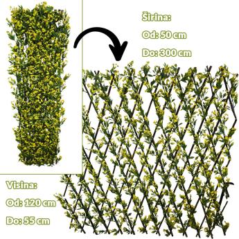 Umjetna ograda - cvijeće G703 Front 1