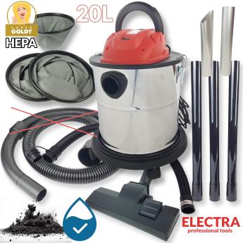 Electra mokro suhi usisavač sa nastavkom za pepeo BX112 Front 1
