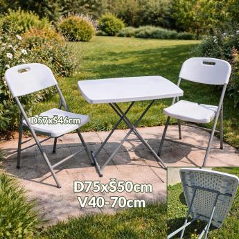 PVC vrtni stol sa 2 stolice G663 Front 1 (1)