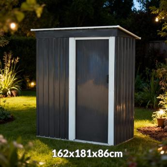 Vrtna metalna kućica 162x181x86cm YB0305 Front 1