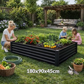 Vrtna povišena gredica 180x90x45cm GB45-18090D Front 1