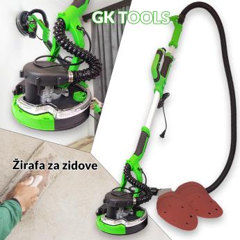 GK teleskopska brusilica za zidove i stropove - žirafa bez vrece Front 1
